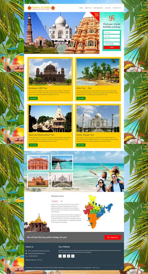 Colors of India Holidays and Travel Service